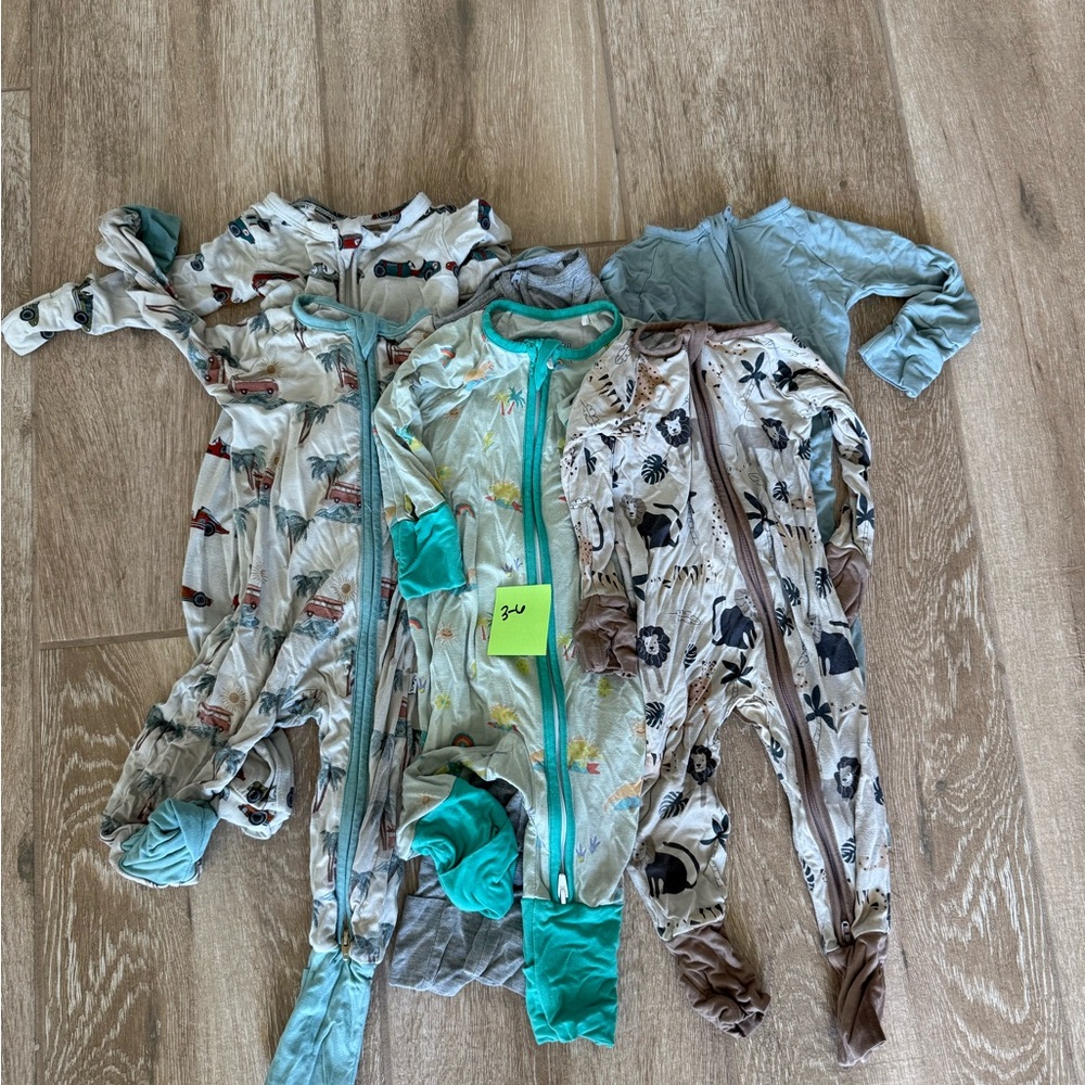 Kids One Piece Pajamas Set - Multicolor
